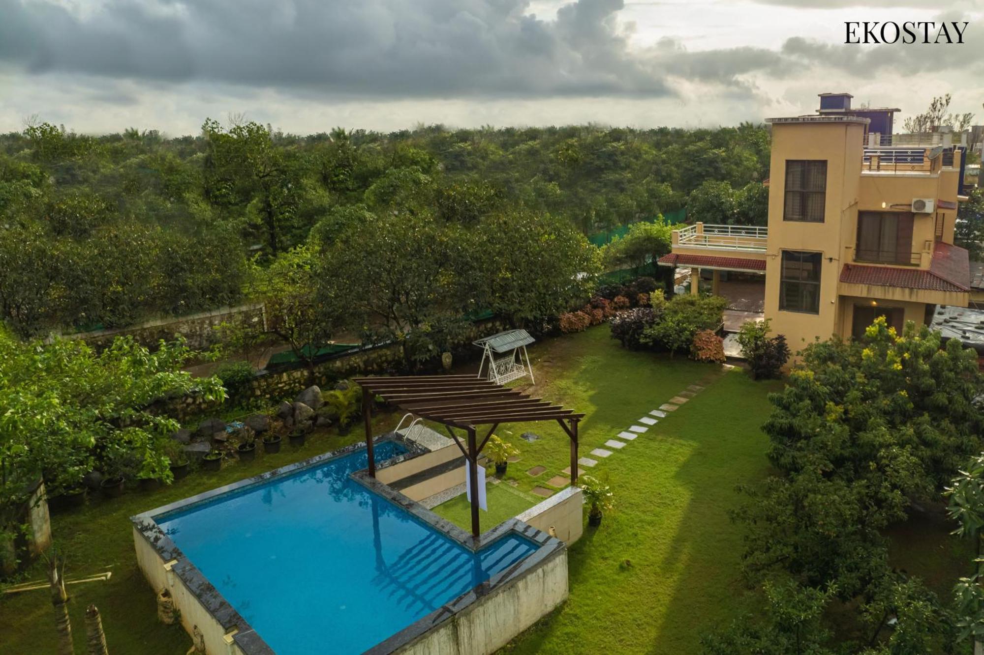 Ekostay Gold - Olive Crest Villa - Spacious Lawn Lonavala Dış mekan fotoğraf